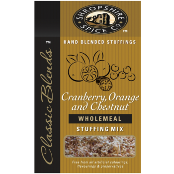 Shropshire Spice Co Cranberry, Orange & Chestnut Wholemeal Stuffing Mix 150g