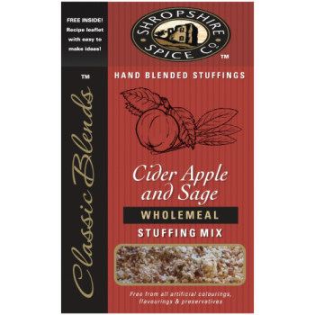 Shropshire Spice Co Cider Apple & Sage Wholemeal Stuffing Mix 150g 