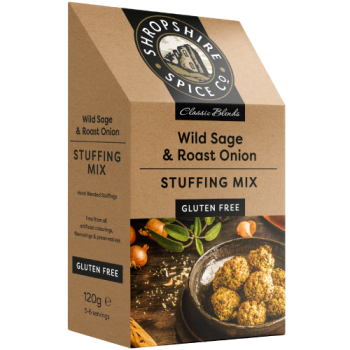 Shropshire Spice Co Gluten Free Wild Sage & Roast Onion Stuffing Mix 120g