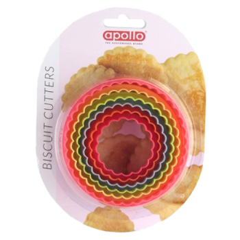 Apollo Biscuit Cutters 6pk 