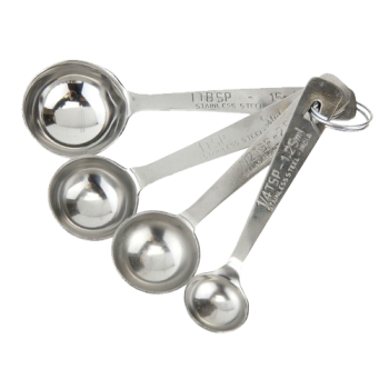 Apollo Stainless Steel Measuring Spoons 4pk 