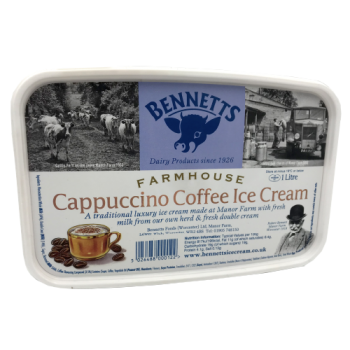 Bennetts Farmhouse Cappuccino Coffee Ice Cream 1L