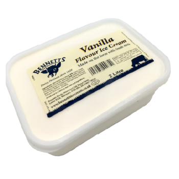Bennetts Vanilla Flavour Ice Cream 2L