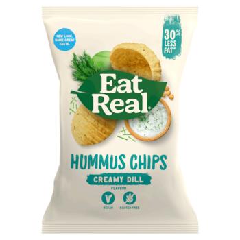 Eat Real Creamy Dill Hummus Chips - Lar