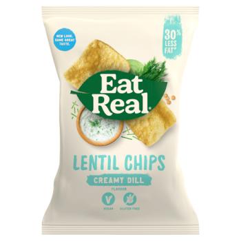 Eat Real Creamy Dill Lentil Chips - Lar