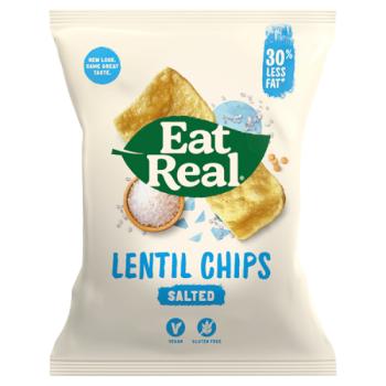 Eat Real Lentil Chips Salted 40g
