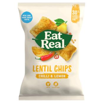 Eat Real Chilli & Lemon Lentil Chips -