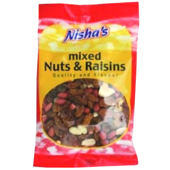 Nisha's Mixed Nuts & Raisins 150g 