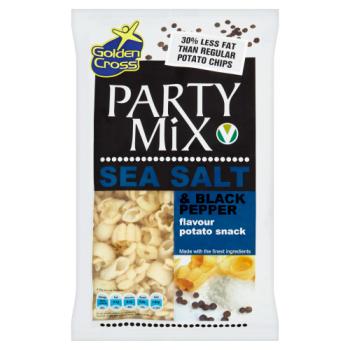 Golden Cross Party Mix Sea Salt & Black Pepper Flavour Potato Snack 125g