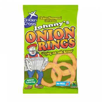 Golden Cross Johnny's Onion Rings Corn Snacks 22g 