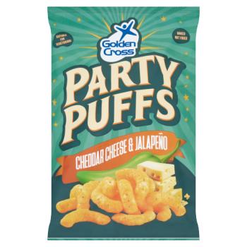 Golden Cross Cheddar Cheese & Jalapeño Party Puffs 125g