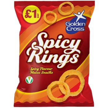 Golden Cross Spicy Rings 70g PM £1 