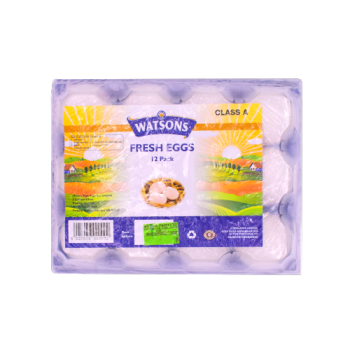 Watsons Class A Fresh Eggs 12s 