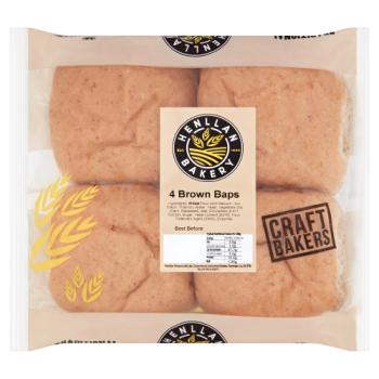 Henllan Bakery 4 Brown Baps
