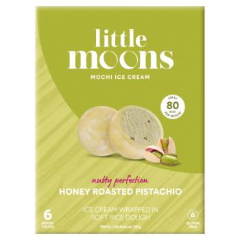 Little Moons Honey Roasted Pistachio Mochi Ice Cream 6 x 32g (192g)