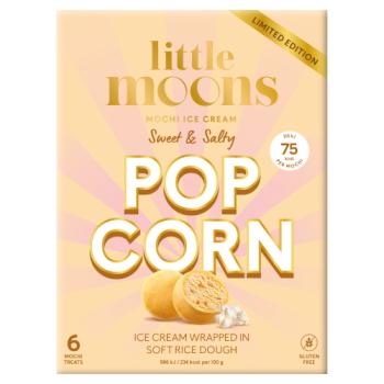 Little Moons Limited Edition Mochi Ice Cream Sweet & Salty Popcorn 6 x 32g (192g)