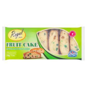 Regal Bakery Fruit Cake with Glazed Fruit Pieces 210g