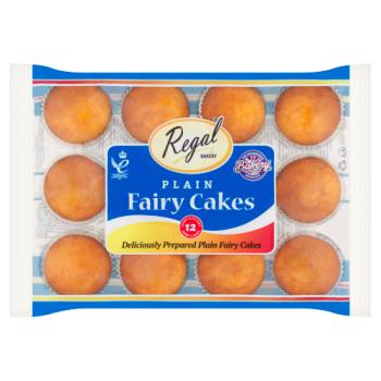Regal Bakery 12 Plain Fairy Cakes 280g