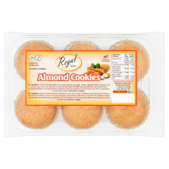Regal Eggless Almond Biscuits 18s