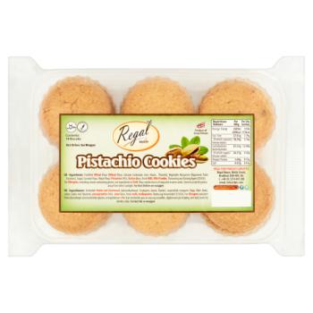 Regal Eggless Pistachio Biscuits 18s
