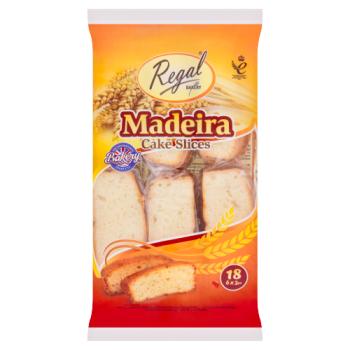 Regal Bakery 18 Madeira Cake Slices 370g