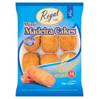 Regal Bakery 12 Mini Madeira Cakes 350g
