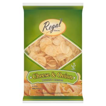 Regal Snacks Cheese & Onion Potato Crisps 300g