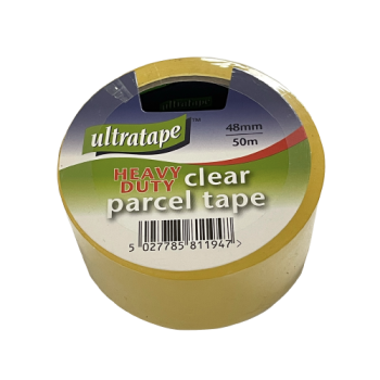 Ultratape Heavy Duty Clear Parcel Tape 48mm x 50m 