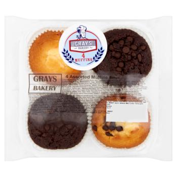 Grays Mix Muffin £1.15   4pk