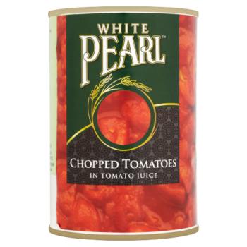 White Pearl Chopped Tomatoes in Tomato Juice 400g