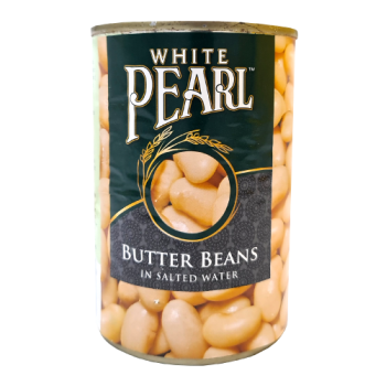 White Pearl Butter Beans in Salted Water 400g 