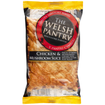 The Welsh Pantry Chicken & Mushroom Slice 120g 