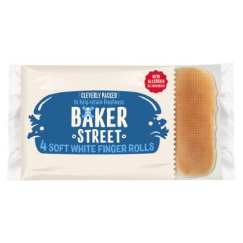 B St Wht Sft Finger Roll 4pk