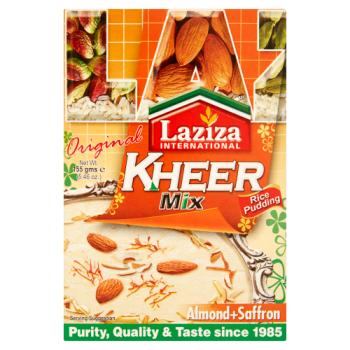 Laziza International Original Kheer Almond + Saffron Rice Pudding Mix 155g