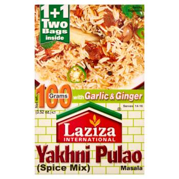 Laziza International Yakhni Pulao Masala Spice Mix 100g