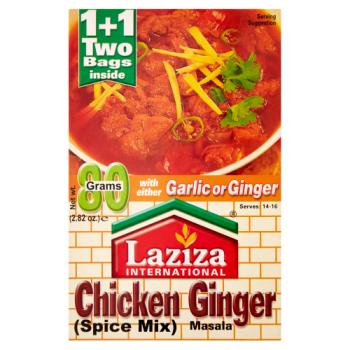 Laziza International Chicken Ginger Masala Spice Mix 80g