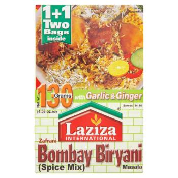 Laziza International Zafrani Bombay Biryani Masala Spice Mix 130g