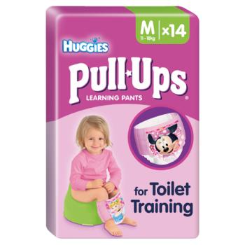 Huggies Pull Ups Girls Med