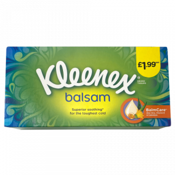 Kleenex Balsam 3 Ply 64s PM £1.99 