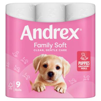 Andrex Family Soft 9 Rolls