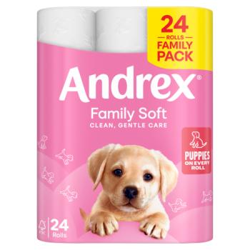 Andrex Family Soft 24 Rolls