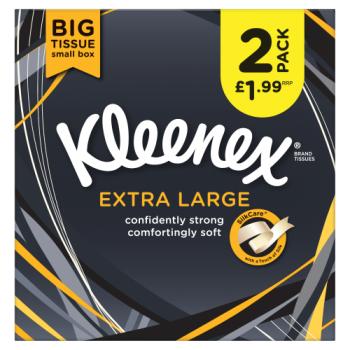 Kleenex® Extra Large Tissues 2 Boxes 