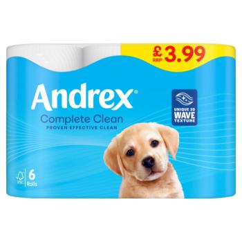 Andrex Complete Clean 6 Rolls