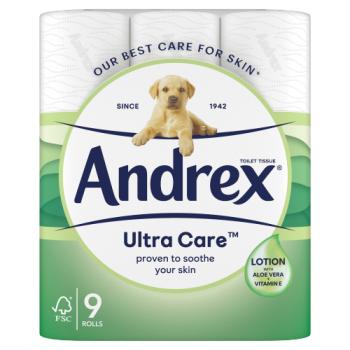 Andrex® Ultra Care 9 Toilet Rolls