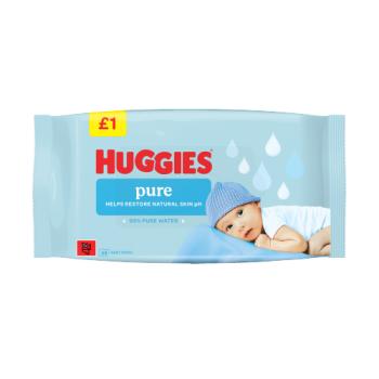 Huggies 48 Pure Baby Wipes