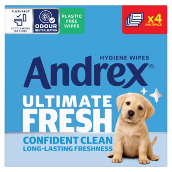 Andrex 4 Ultimate Fresh Hygiene Wipes