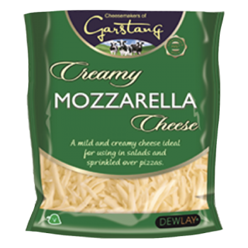 Dewlay Garstang Creamy Mozzarella Grated Cheese 200g 