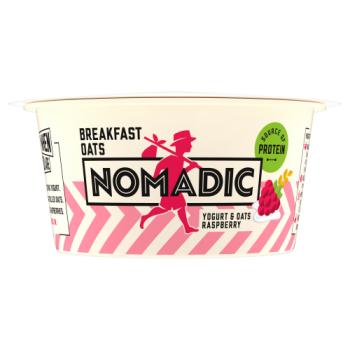 Nomadic Breakfast Oats Yogurt & Oats Raspberry 140g