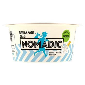 Nomadic Breakfast Oats Yogurt & Oats Vanilla 140g