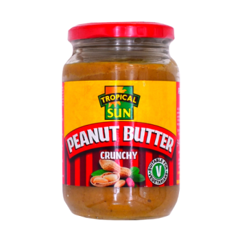 Tropical Sun Crunchy Peanut Butter 340g 